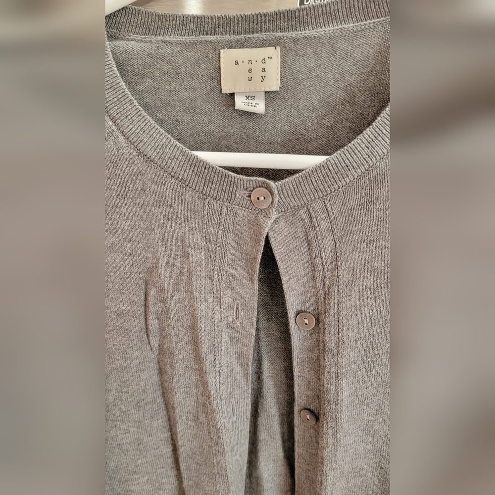 A NEW DAY Grey Cardign Sweater - Picture 7 of 7
